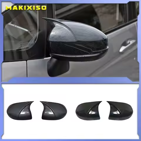 Fit for Honda Shuttle Fit Jazz GK5 2014 2015 2016 2017 2018 2019 2020 Rearview Mirror Cap Wing Side 