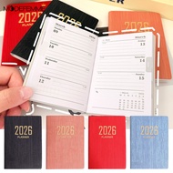 [H&L]1/3/4Pack Portable Daily Planner 2026 | Mini A7 Notebook for Office/Travel/Journaling, Premium 