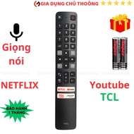 Remote điều khiển tivi TCL Mã 17 Giọng Nói điều khiển TV TCL Smart - Tặng kèm pin - GD Chú Thoòng