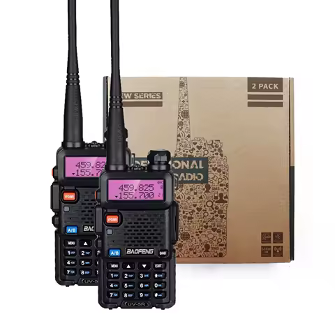 2pcs Package UHF VHF 5/8w UV-5R Dual Band Ham Two Way Radio Uv5r Talkie Walkie 8watt UV 5R Handheld