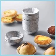 Egg tart base at home, Set of 50 100 super convenient aluminum foil baking bases, grilled egg bowl