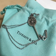 Tiffany 鑰匙項鍊 單鑽0.03克拉 純銀項鍊