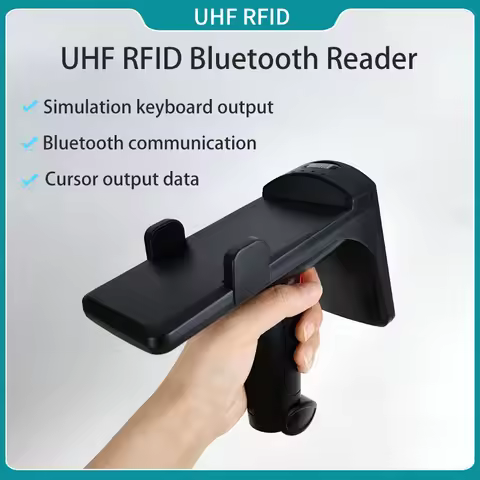 860-960Mhz 2.4G Wireless Communication UHF RFID 1D/2D Handheld Scanner UHF RFID Reader Support Multi