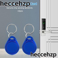 HECCEHZP 10pcs NFC Tag Rewritable RFID Keyfobs Key Card