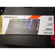 賽睿 SteelSeries Apex 5 英文 類機械鍵盤 背光鍵盤 發光鍵盤 電競鍵盤