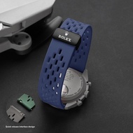 7/17✈18mm 19mm 20mm 22mm Magnetic Silicone Strap for Rolex Submariner/GMT-Master/A