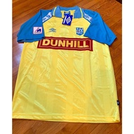 Penang FC Retro Jersey Vintage Original Umbro Penang FA Home Jersey with No.7 Printing Free Custom Number Baju Lelaki