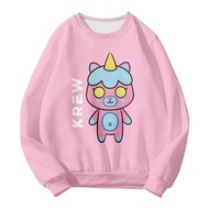 COD ItsFunneh Krew District Merch Unisex Crewneck Long Sleeve Men Women Sweatshirt Harajuku Streetwear 2022 Funny Clothes SRFEW