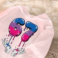 【220G 100%Cotton T-shirt】UT Women'S 67 Cute Q Version Characters Casual Street Style Crew 2-6(4)