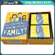 Do You Really Know Your Family? Fun Family Game Filled with Conversation Starters Card Game