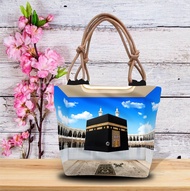 Tas tote sumbu Mekah Kabah oleh oleh umroh dan haji