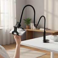 Flexible phone holder for bed; versatile retractable lazy binge-watching tool for dorms  Pemegang te