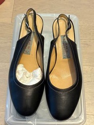 意大利 Paolo Micelli 黑色高踭涼鞋