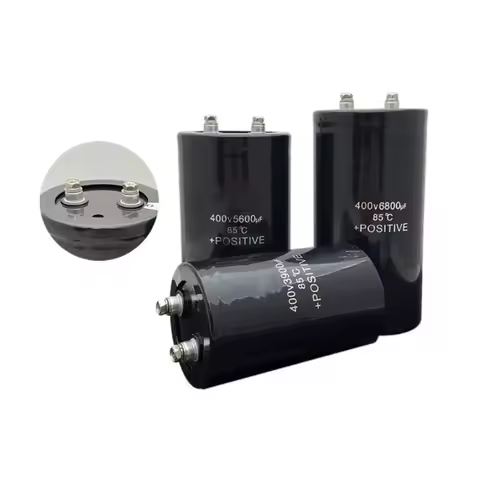1pcs/Lot Bolt Screw Capacitor 1000UF 1800UF 2200UF 2700UF 3300UF 3900UF 4700UF 5600UF 6300UF 6800UF 