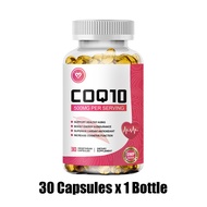 Omilay Coq10 คิวเทน Ubiquinol Capsule อาหารเสริม Coenzyme Q10 500 mg Vegan คิวเทน 10 แคปซูล 120 เม็ด