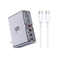 Nubia Red Magic 140W ชาร์จไฟแบบพับได้ 4 ช่อง GaN6 หัวชาร์จ PD สำหรับ Apple iPad MacBook iPhone 15 pr