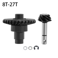 Axle Overdrive Bevel Gears 24/8T 27/8T 30/8T 33/8T For 1/10 RC Crawler Axial SCX10 SCX10 I II III 90