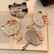 可爱kitty猫小镜子女随身迷你携带手持化妆镜学生可爱折叠补妆镜Cute Kitty Cat Small Mirror Female Portable Fanss3gfv7cz01my20251009