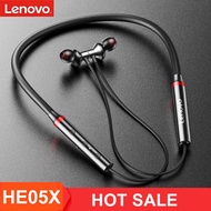 【Must-Have Gadgets】 He05x Bluetooth 5.0 Earphones Sports Headphones Waterproof Wireless Hifi Sound Magnetic Neckband Headset Mic