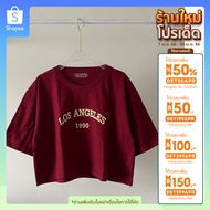 Los Angels Screen-Printed Crop Top 7 Pieces To Choose From