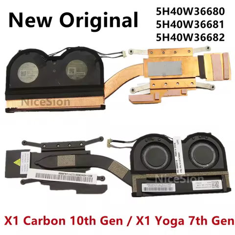 New Original For Laptop Lenovo ThinkPad X1 Carbon 10th X1 Yoga 7th Gen 2022 CPU Cooling Fan Heatsink