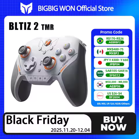 BIGBIGWON Blitz 2 Pro Wireless Bluetooth Gamepads Somatosensory Controllers Customized 2000HZ TMR Jo