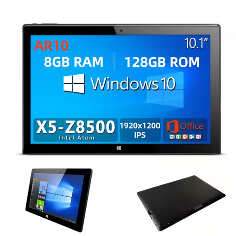 8GB RAM 128GB ROM AR10 64bit Windows 10 Tablet 10.1 INCH 1920*1200 IPS HDMI Port 1*USB 3.0 Quad Core