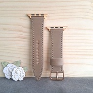 【apple watch錶帶】【手縫溫度】【義大利植鞣革協會認證皮革】