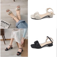 Women Open Toe Low Chunky Heel Sandals Stylish Shoes With Thick Straps SF-2DSW06-T