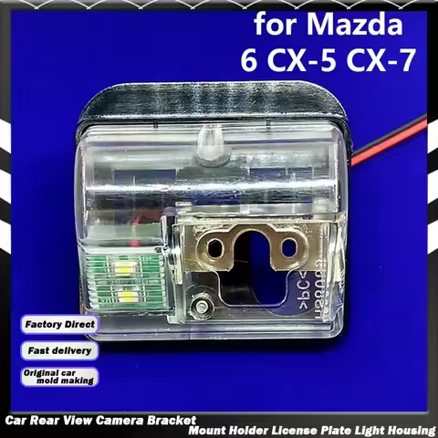 Car Rear View Camera Bracket Mount Holder License Plate Light Housing for Mazda 6 M6 CX-5 CX5 CX 5 C