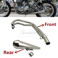 Exhaust System CB400SS Front/Rear Exhausts Pipe Muffler Silencer Tip Vent W/ Sport Sound for Honda C