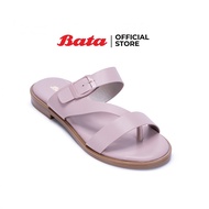 Bata บาจา รองเท้าส้นแบน รองเท้าแฟลต รองเท้าแตะลำลอง สำหรับผู้หญิง รุ่น Alice สีชมพู 5715381