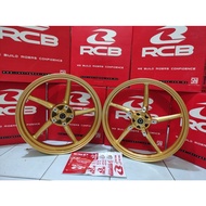 RCB SP522 Y15ZR & Y16ZR MX KING SP522 GOLD ORIGINAL RACING BOY ( 5 Lubang Disc Depan )
