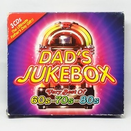 3CDs Dad's Jukebox Very Best Of 60s - 70s - 80s - Music Audio CD (Used, Good Condition)