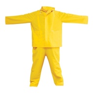 Raincoat Raincoat Set Top Bottom Yellow