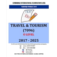 O Level TRAVEL & TOURISM (7096) Nov 2017-Nov 2025 (Paper 1,2)
