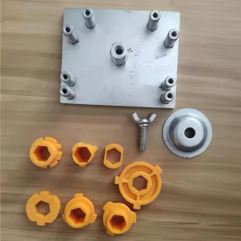 Car Modification DIY Mounting Plate Mold Headlight Modification Tool for Koito Q5/Hella 3R G5 Lens H