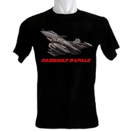 KATUN Kaoskaoscorp - Dassault Rafale Fighter Plane T-Shirt - Cotton Material - O-Neck - Sizes 3XS to