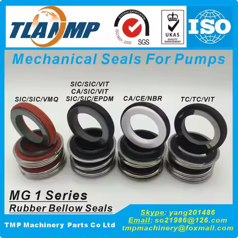 MG1-40 , MG1/40-G60 , MB1-40, 109-40 TLANMP Mechanical Seals for Water Pumps -Rubber Bellow Seals (G