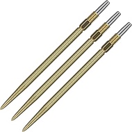 TARGET Darts Swiss Points, Nano Swiss Point Dart Tips (3 Pack Set of Tips) 40MM, Gold | Change Dart 
