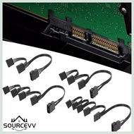 SOURCE Big 4pin to  Power Cable IDE Transfer To  Power Cable 1 to 2 3 4 5  Extension Cable 18Awg