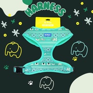 Dr.Paw Elephant Collection สายรัดอกสุนัขและแมว Harness ลายช้าง