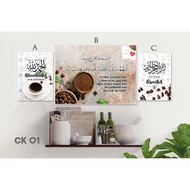 Frame Khat - hiasan dinding dapur