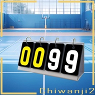 [Chiwanji2] Digital Scoreboard, Score Keeper, 4 Digit Score Keeper for Outdoor Activities, Basketbal