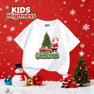 (24 Hours Delivery) kids Highness Christmas Festival Red shirt Round Neck t-shirt T38