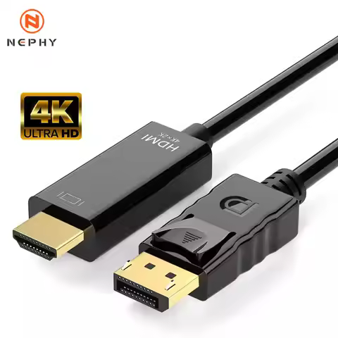 1.8M DP To HDMI VGA DVI Cable 4k DisplayPort To HD Adapter Male To Female DisplayPort To HDTV Conver