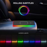 Switchable RGB Ambient Light Luminous Car Mobile Phone holder Wireless car Charger Suitable for Merc
