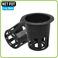 Hydroponic Net Pot - Hydroponic Net Pot, 5 cm, Black