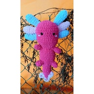 Pink Axolotl Adorable Plush Toy Soft