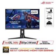 ROG Strix XG259CM Gaming Monitor – 24.5 inch 1920x1080, 240Hz (Above 144Hz), 1ms (GTG), Fast IPS, Extreme Low Motion Blur Sync, USB Type-C, 120% sRGB, G-Sync compatible*, KVM support, tripod socket